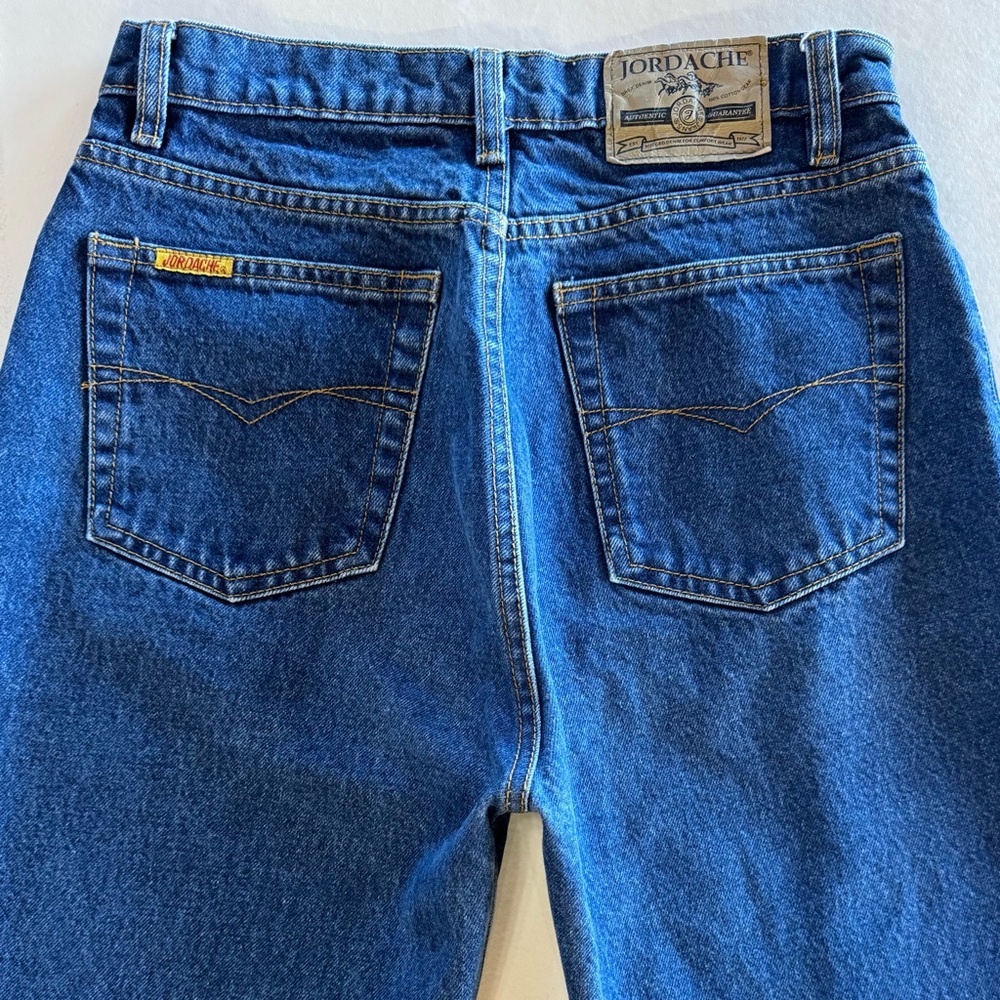 W27/28 L32 Jordache Vintage Classic Slimming Fit High Rise Tapered Leg Jeans - Picture 12 of 17